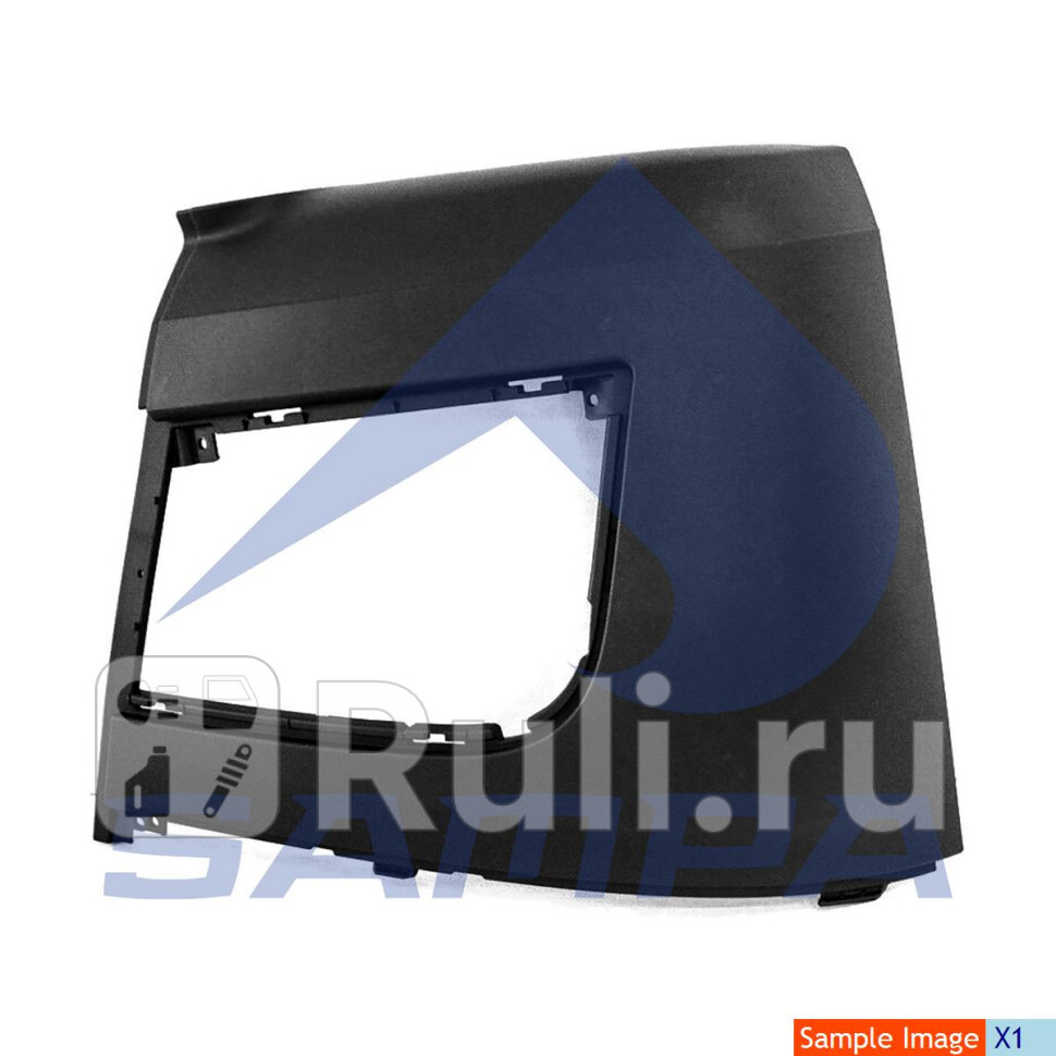 Накладка переднего бампера правая Sampa 18101159 1950₽