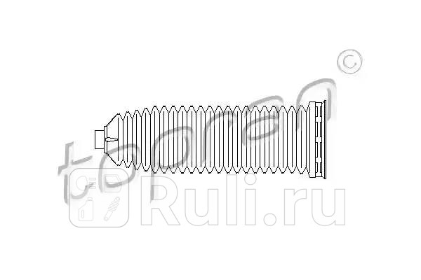 Пыльник рулевого механизма HANS PRIES 401 741 001 850₽