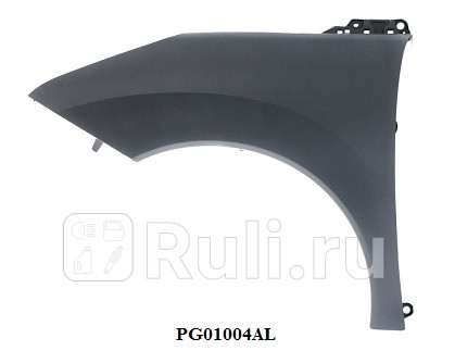 Крыло переднее левое для Peugeot 3008 2009-2016 CrossOcean PT03012LP 8830₽