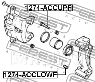 Направляющая суппорта HYUNDAI ACCENT 00 1999- GEN переднего 1274-ACCLOWF FEBEST FEBEST 1274-ACCLOWF 280₽