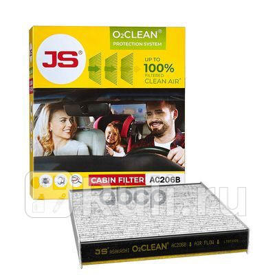 Фильтр салона JS Asakashi AC206B 0₽