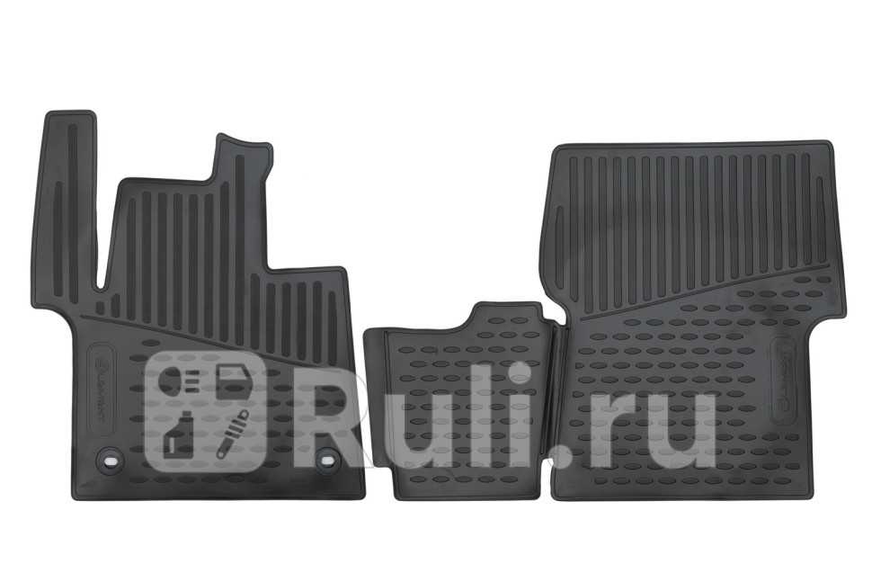 Коврики в салон 2 шт для Opel Zafira Life 2019-2021 Element ELEMENT02437210kF 440₽