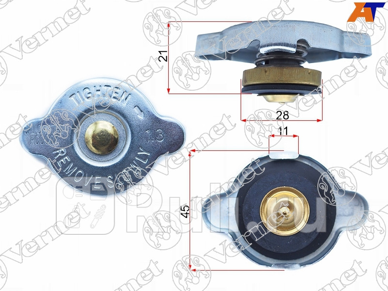 Крышка радиатора для Mazda CX-7 ER2 2009-2012 VERNET RC0007 880₽