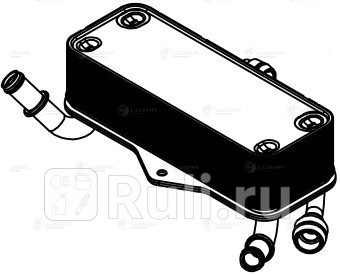 Радиатор масл AUDI A6 11-A7 10- маслоохладитель CVT LUZAR LOc 1813 10730₽