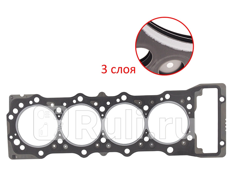 Прокладка ГБЦ MITSUBISHI PAJERO 4M41 08- T-080 C MITSUBISHI 1005B764 10020₽