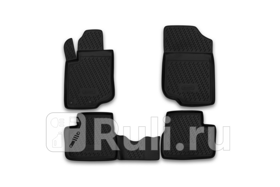 Коврики в салон 4 шт для Peugeot 207 2006- Element CARPGT00009 1960₽