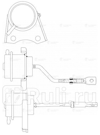 Актуатор турбокомпрессора для ам PSA Boxer 06Jumper 06- 22D TD03 LTC 2022 LUZAR LTC2022 3060₽