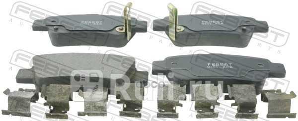 Колодки тормозные задние комплект FEBEST 0301-RER 0₽