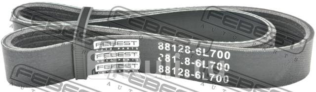 Ремень поликлиновой 6 клинов FEBEST 881286L700 750₽