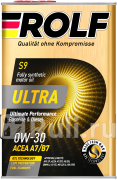 Масло Rolf Ultra 030 ACEA A7B7 API SP синтетическое 4 л металл ROLF 322946 4910₽