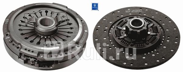 К-т сцепления 2-ух диск d380 корзина с диск и выжподшдискvolvo fhfm12 360-460hp SACHS 3400 700 348 0₽