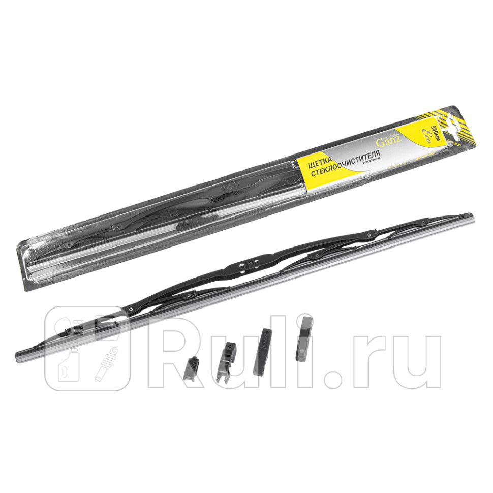 Щетка стеклоочистителя 550 мм каркасная 1 шт ECO GANZ GIS01008 460₽