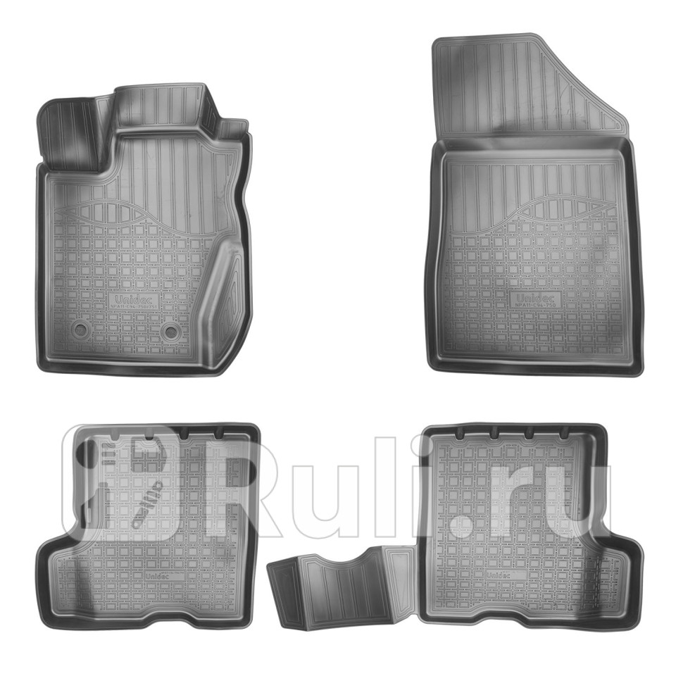 Коврики салонные для vaz lada x-ray 3d 2015 без ящика NORPLAST npa11-c94-750 0₽