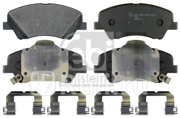 Колодки тормозные дисковые к-т перед Febi 170635 0₽