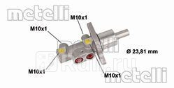 Цилиндр тормозной главный Metelli 05-0885 5320₽