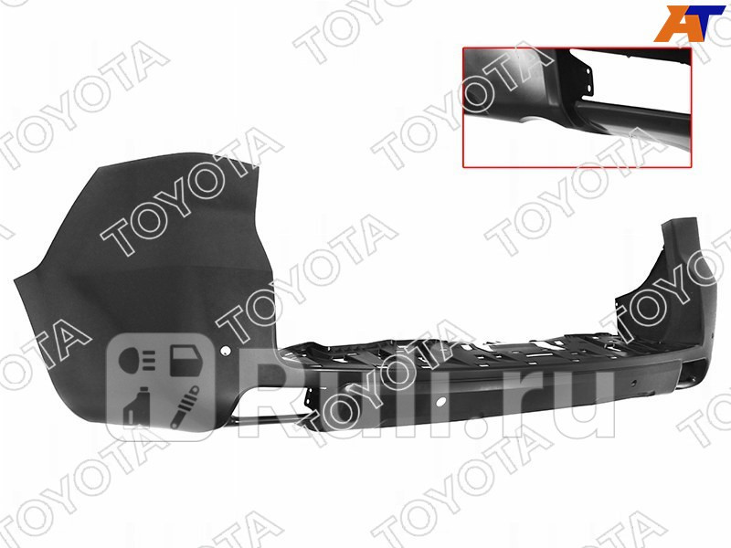 Бампер задний для Toyota Land Cruiser Prado 150 рестайлинг 2 2017-2020 TOYOTA-LEXUS 52159-6A964 34700₽